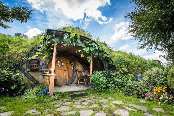 Set de rodaje de Hobbiton y almuerzo buffet desde Auckland