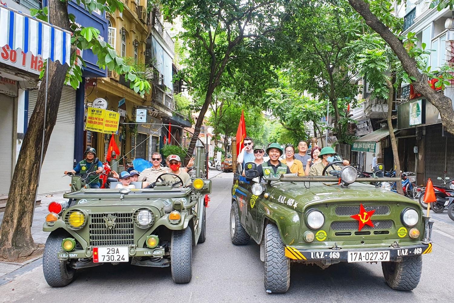 Medio día para descubrir la campiña del Delta del Río Rojo en un jeep antiguo