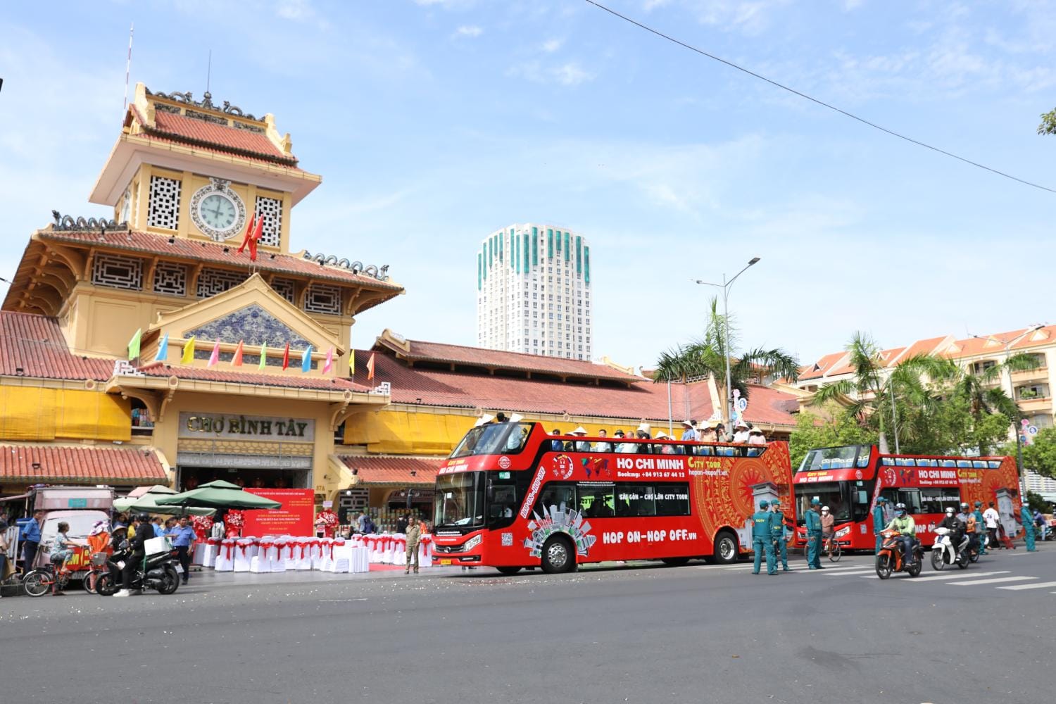 Bus turístico por la ciudad de Saigón-Cho Lon Barrio chino