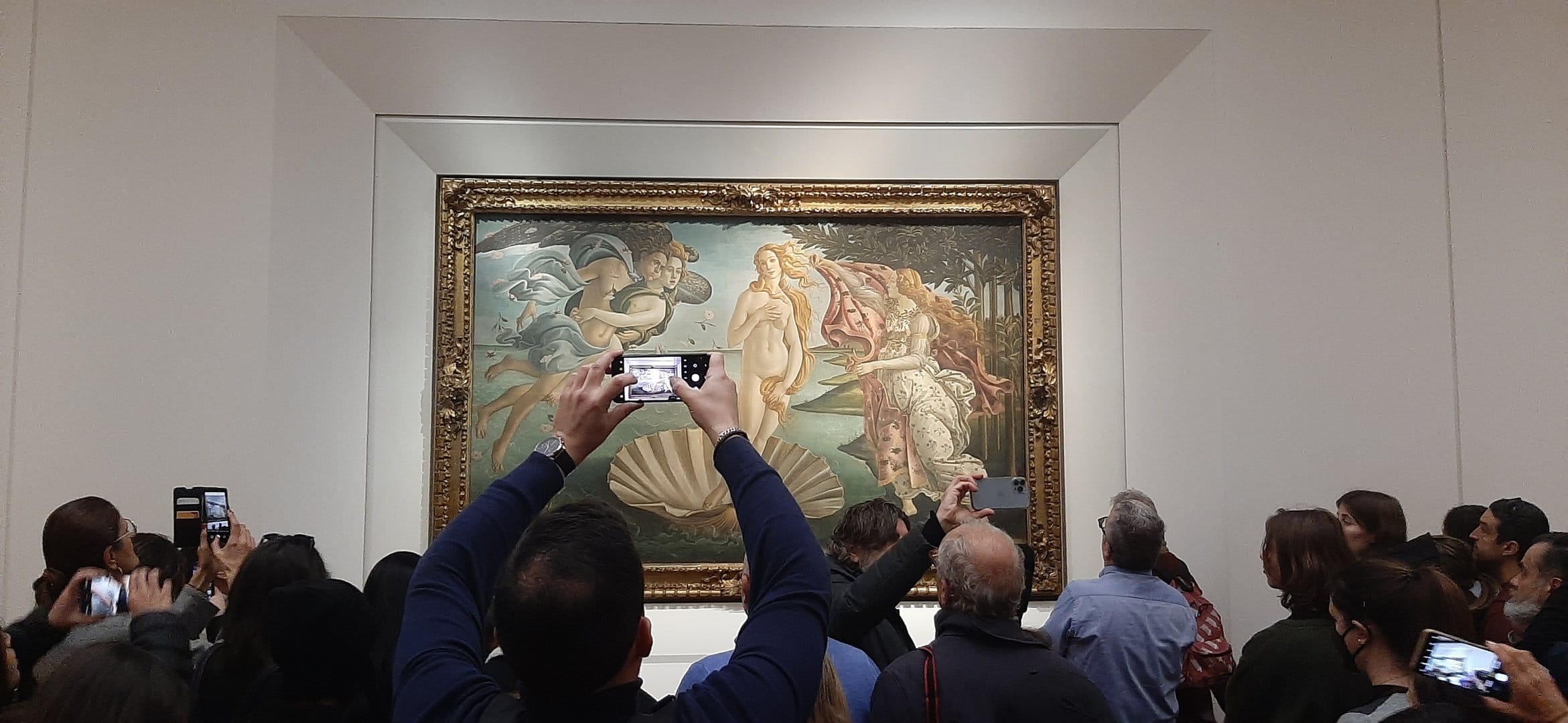 Galeria Uffizi sem fila com guia móvel
