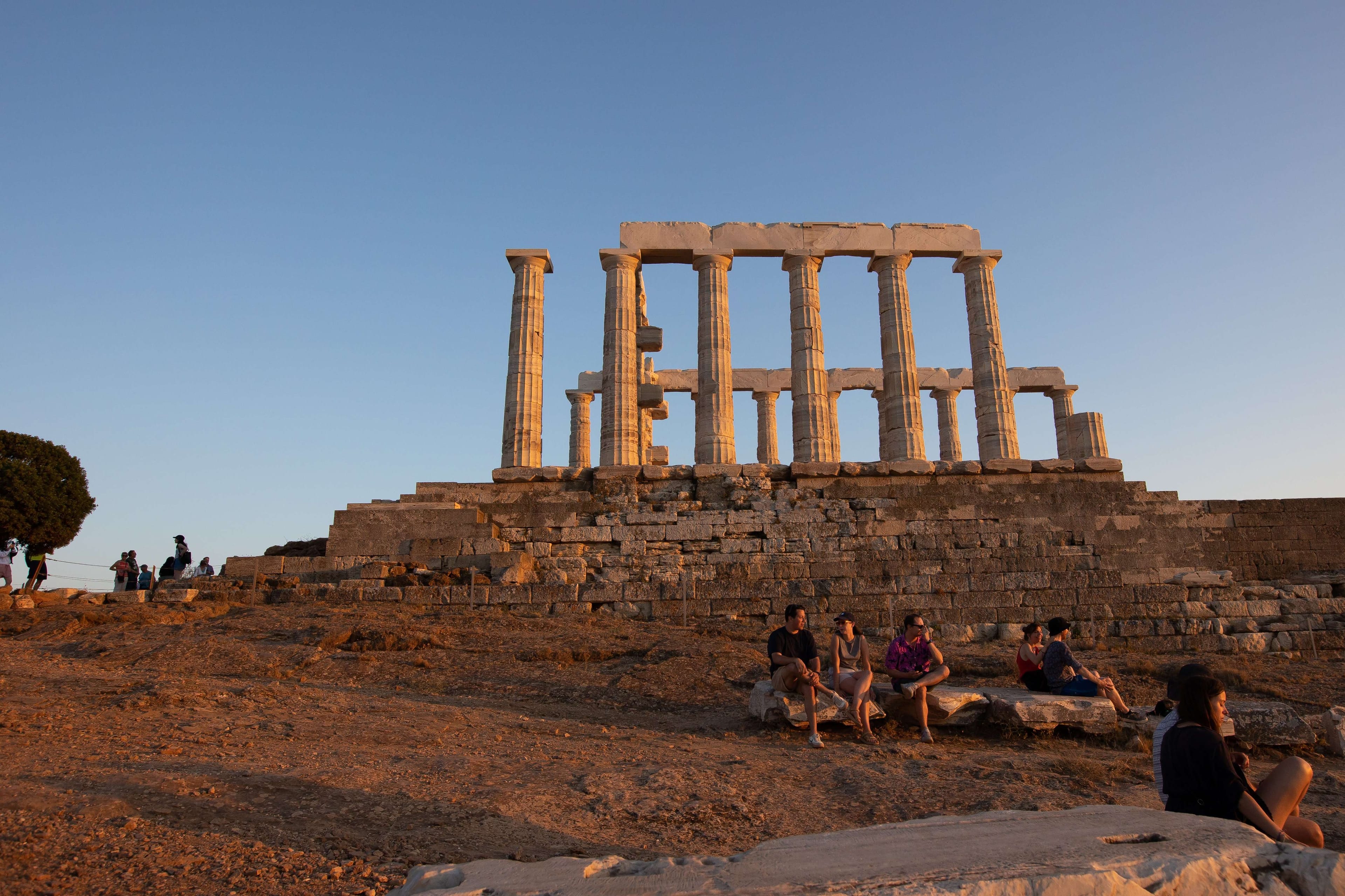 Excursión de medio día por la tarde al cabo Sounio