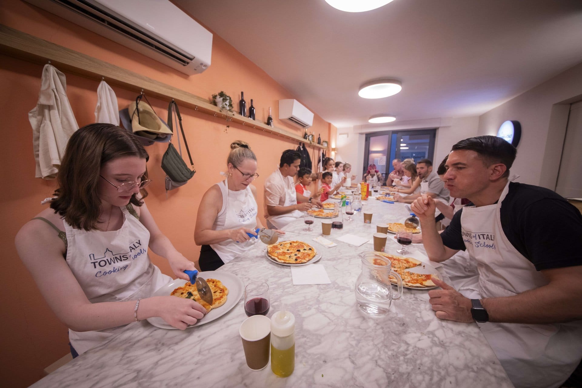 Aula de gelato e pizza em Florença