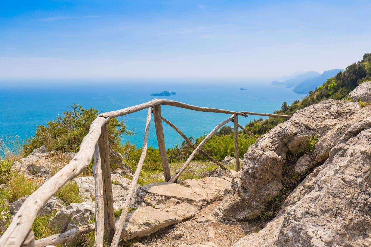 Ruta de senderismo del Sendero de los Dioses desde Sorrento