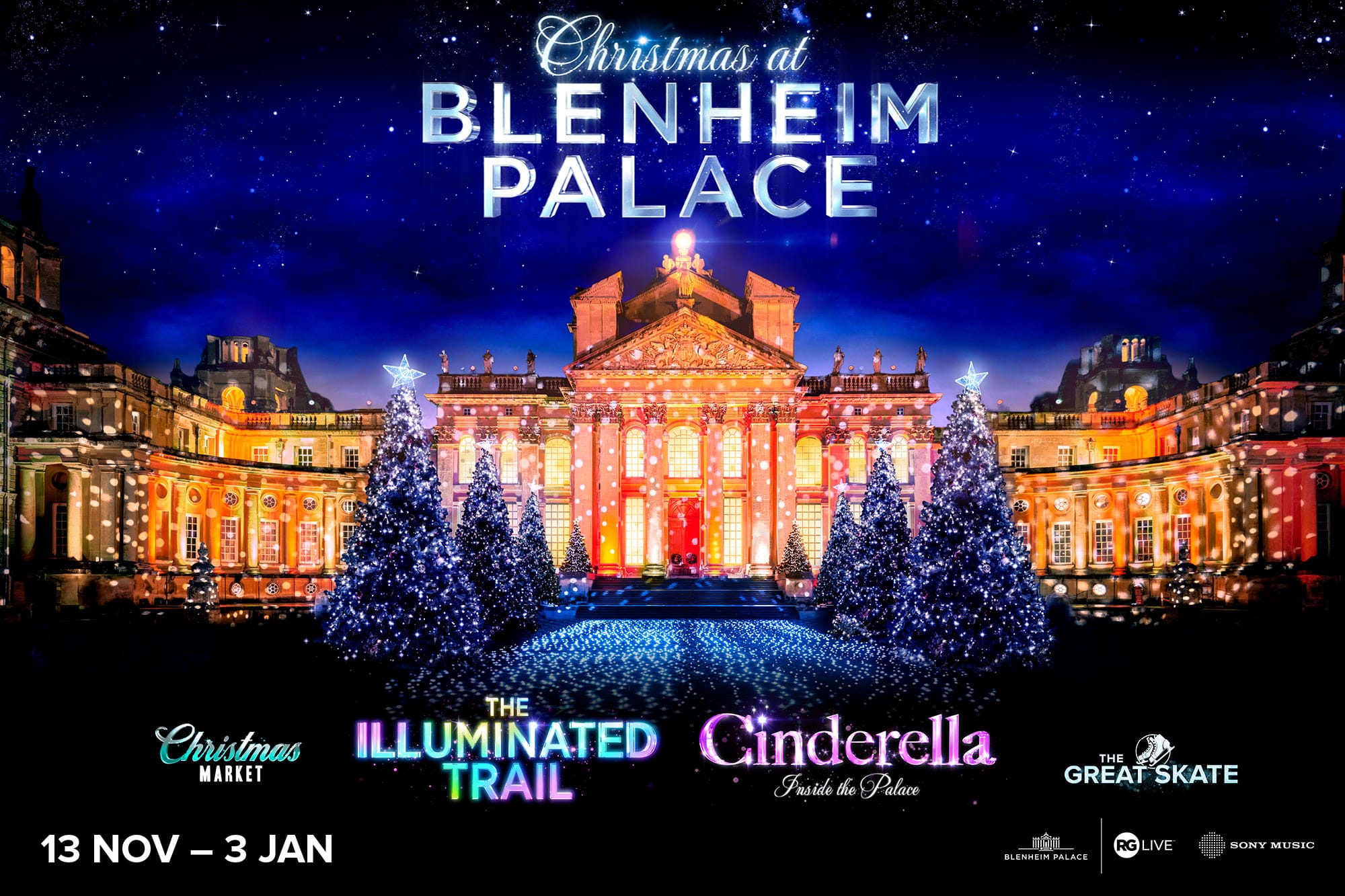 Navidad en el Palacio de Blenheim