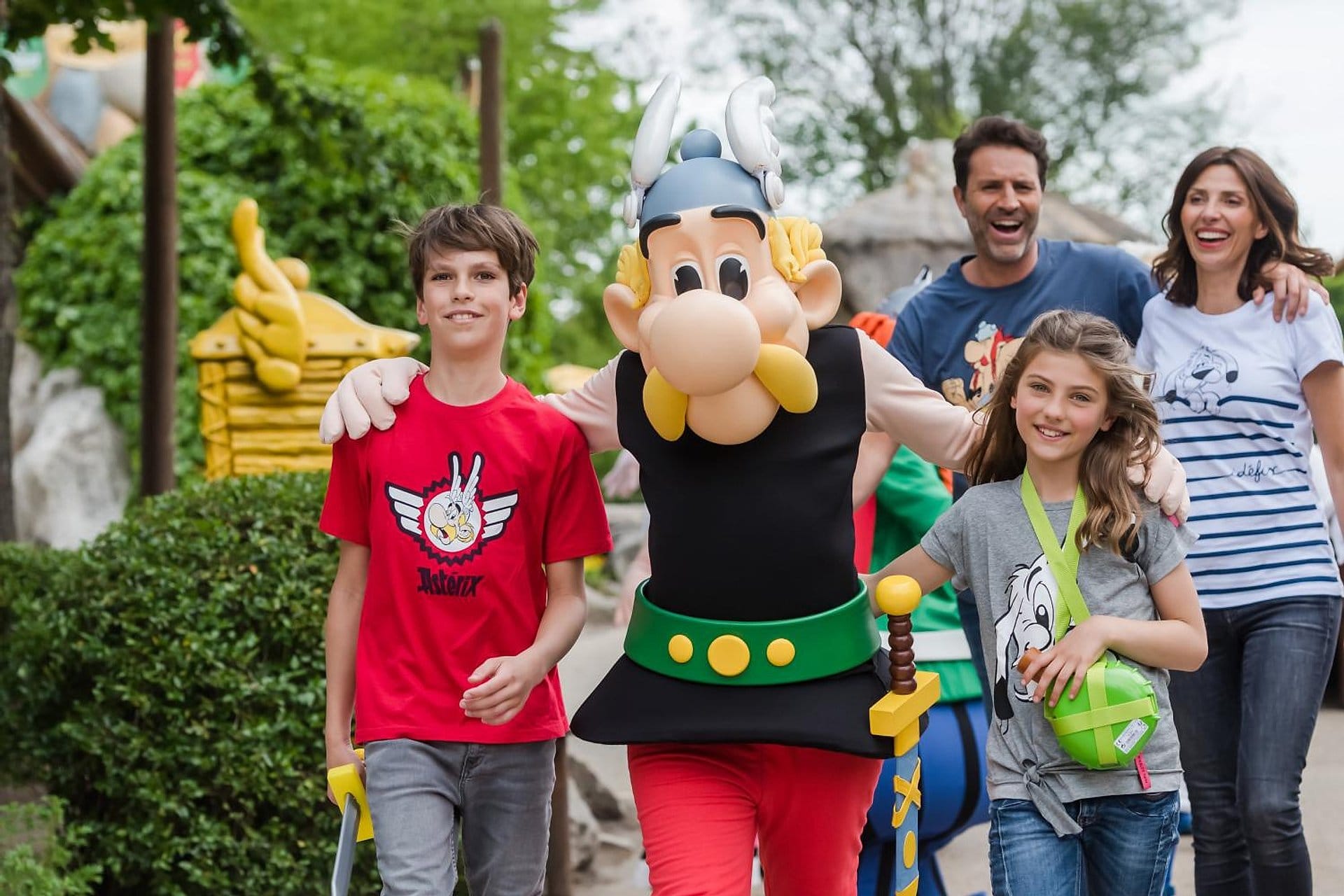 Parque Asterix com transporte incluído