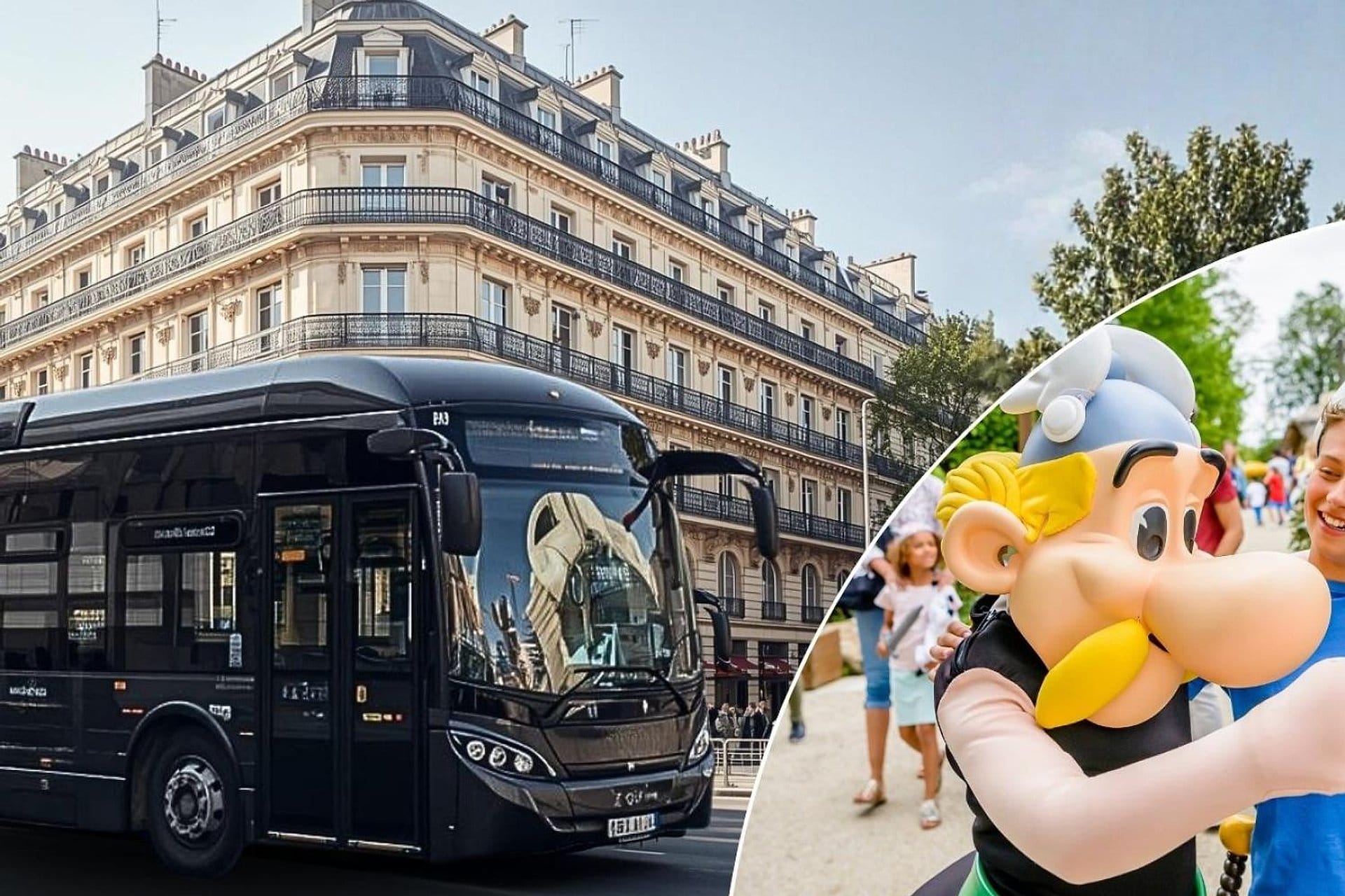 Asterix Park com transporte