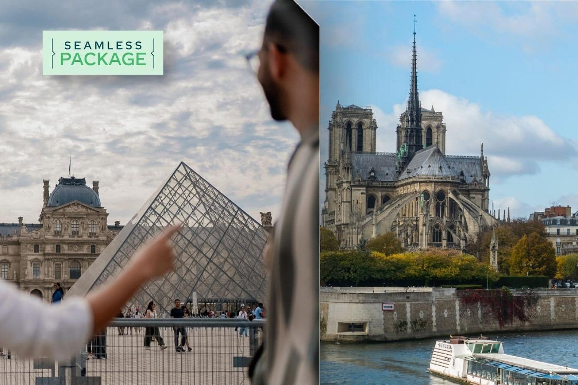 Louvre guiado e jantar em cruzeiro no Sena