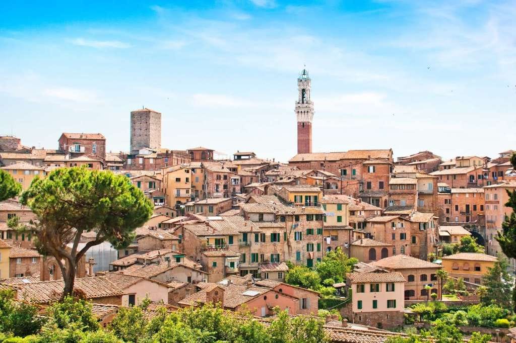 San Gimignano, Siena e Chianti com catedral
