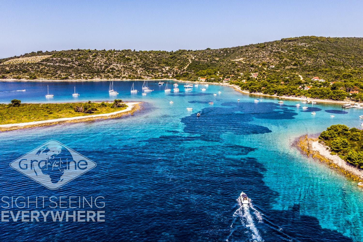 Split: tour de snorkel de medio día a la laguna azul, el naufragio y la isla de Trogir