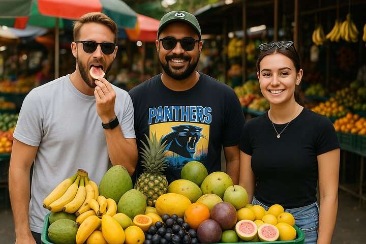 Degustación de frutas en Playa del Carmen