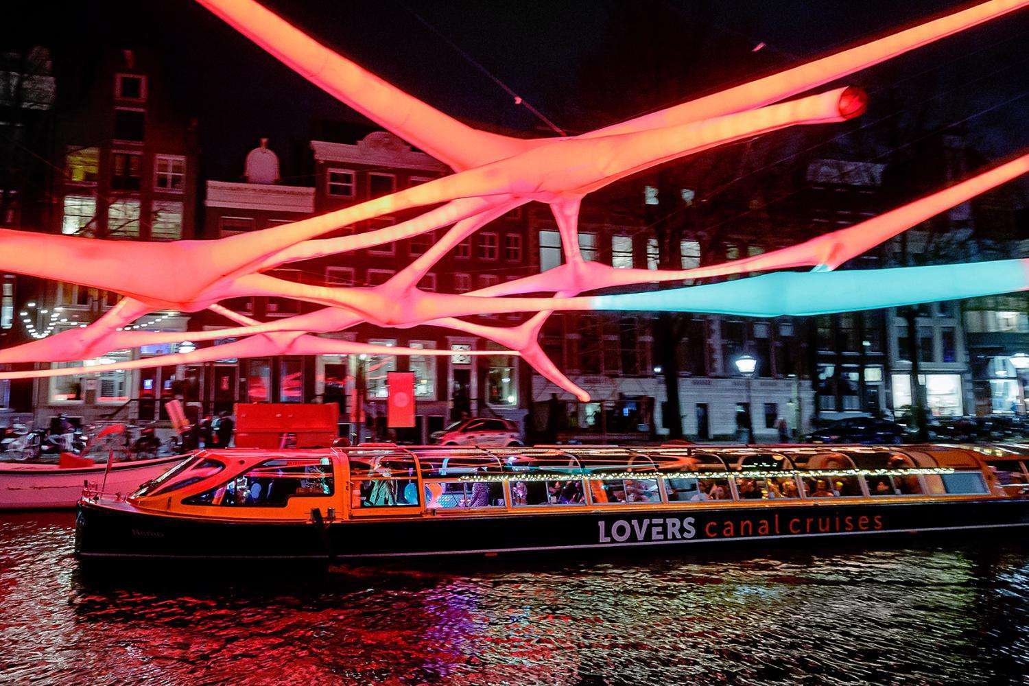 Crucero Amsterdam Light Festival (Festival de La Luz) - Estación Central - Imagen 4