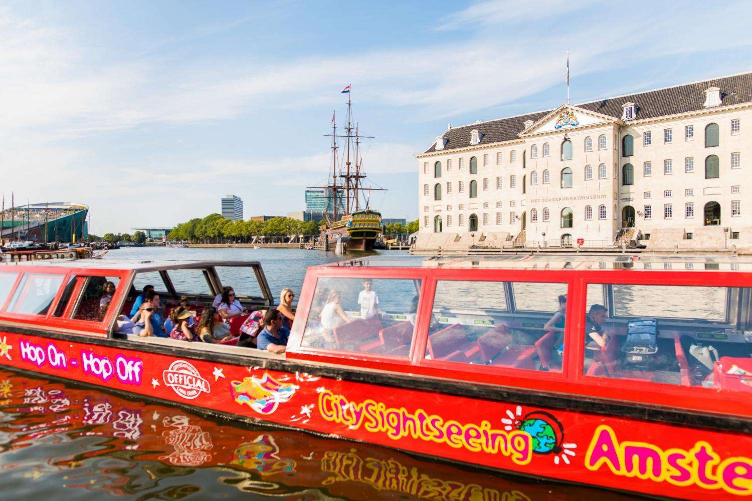 Amsterdam en barco con paradas libres - Paseo Hop-on Hop-off en barco - Imagen 2