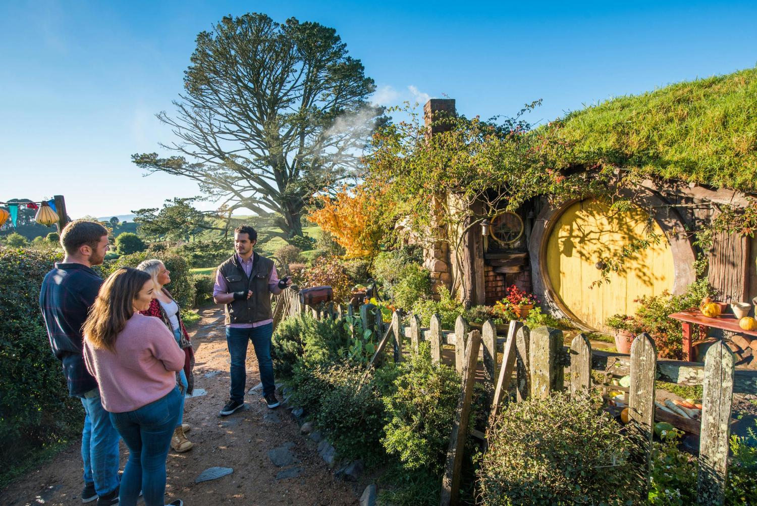 Set de rodaje de Hobbiton y almuerzo buffet desde Auckland - Imagen 2