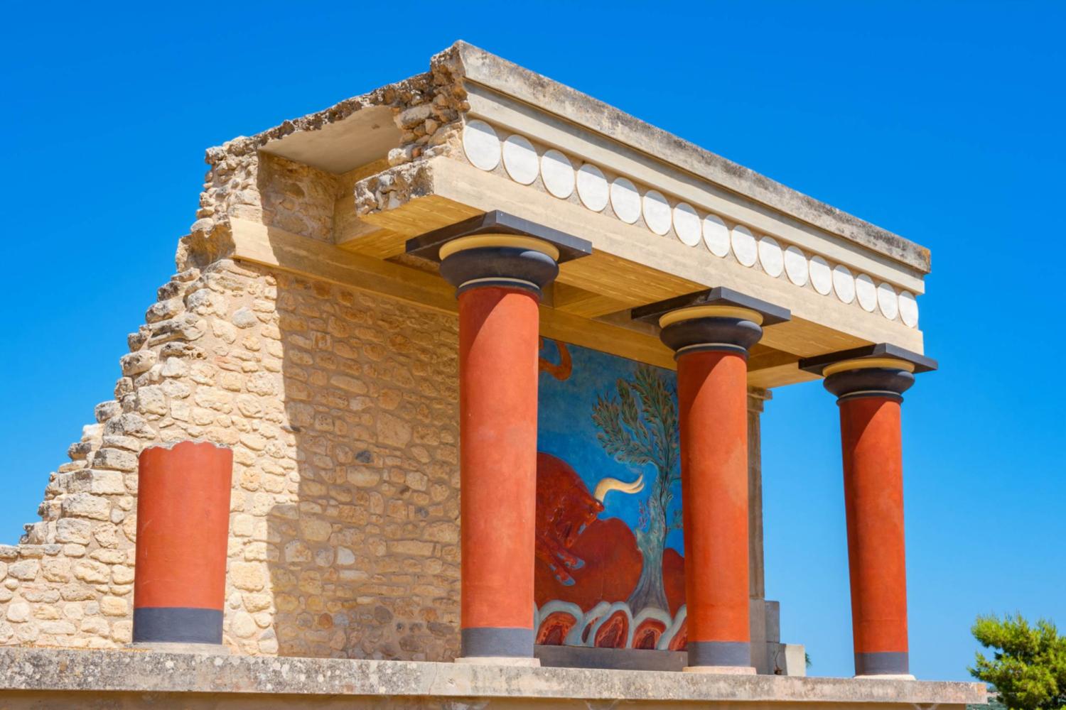 Palacio de Knossos: Entrada electrónica a la época minoica con audioguía y audioguía de la ciudad de Heraklion - Imagen 2