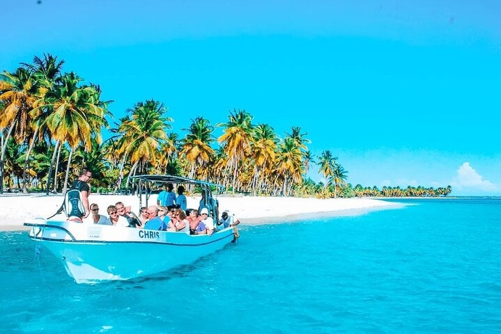 Passeio de lancha rápida na Ilha Saona com almoço e mergulho em piscina natural - Imagen 3