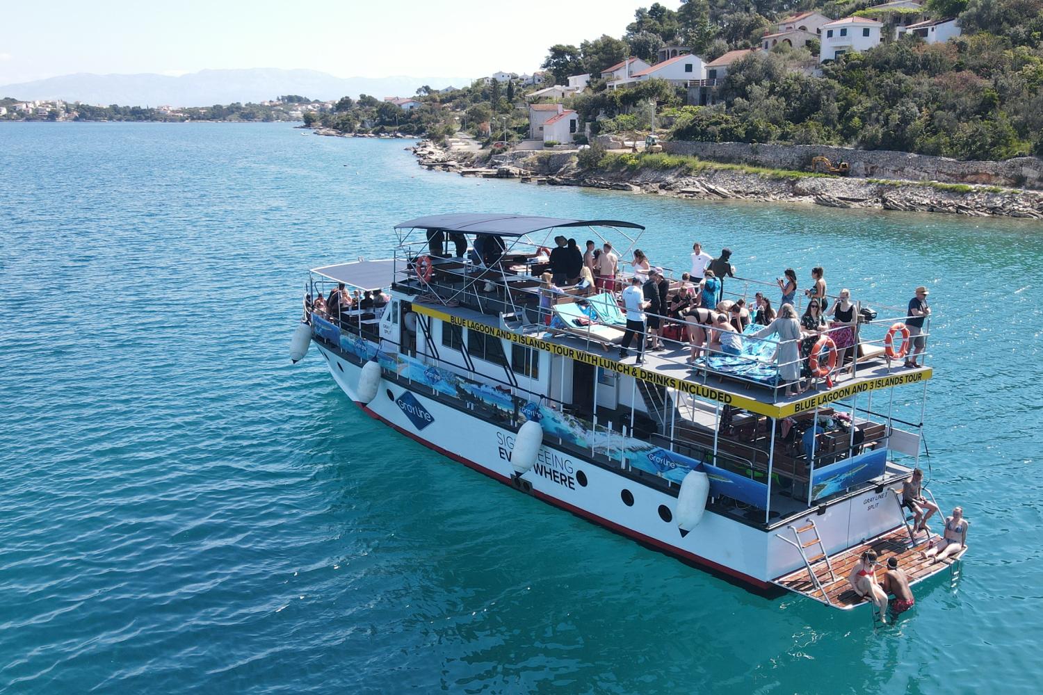 Crucero Laguna Azul, Naufragio y Solta con almuerzo y bebidas ilimitadas desde Split - Imagen 3