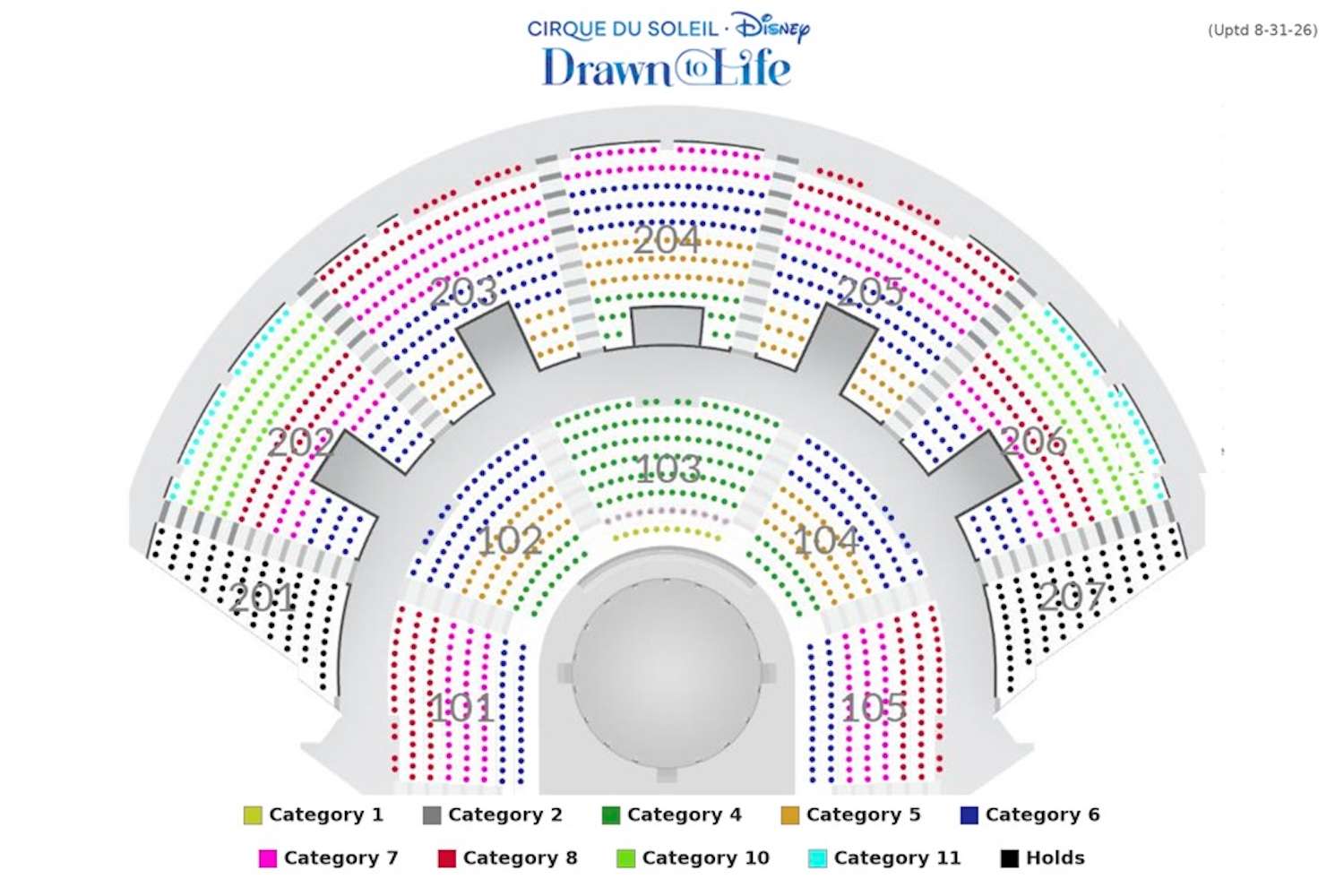 Cirque Du Soleil - Drawn to Life (ticket de ingresso) - Imagen 2