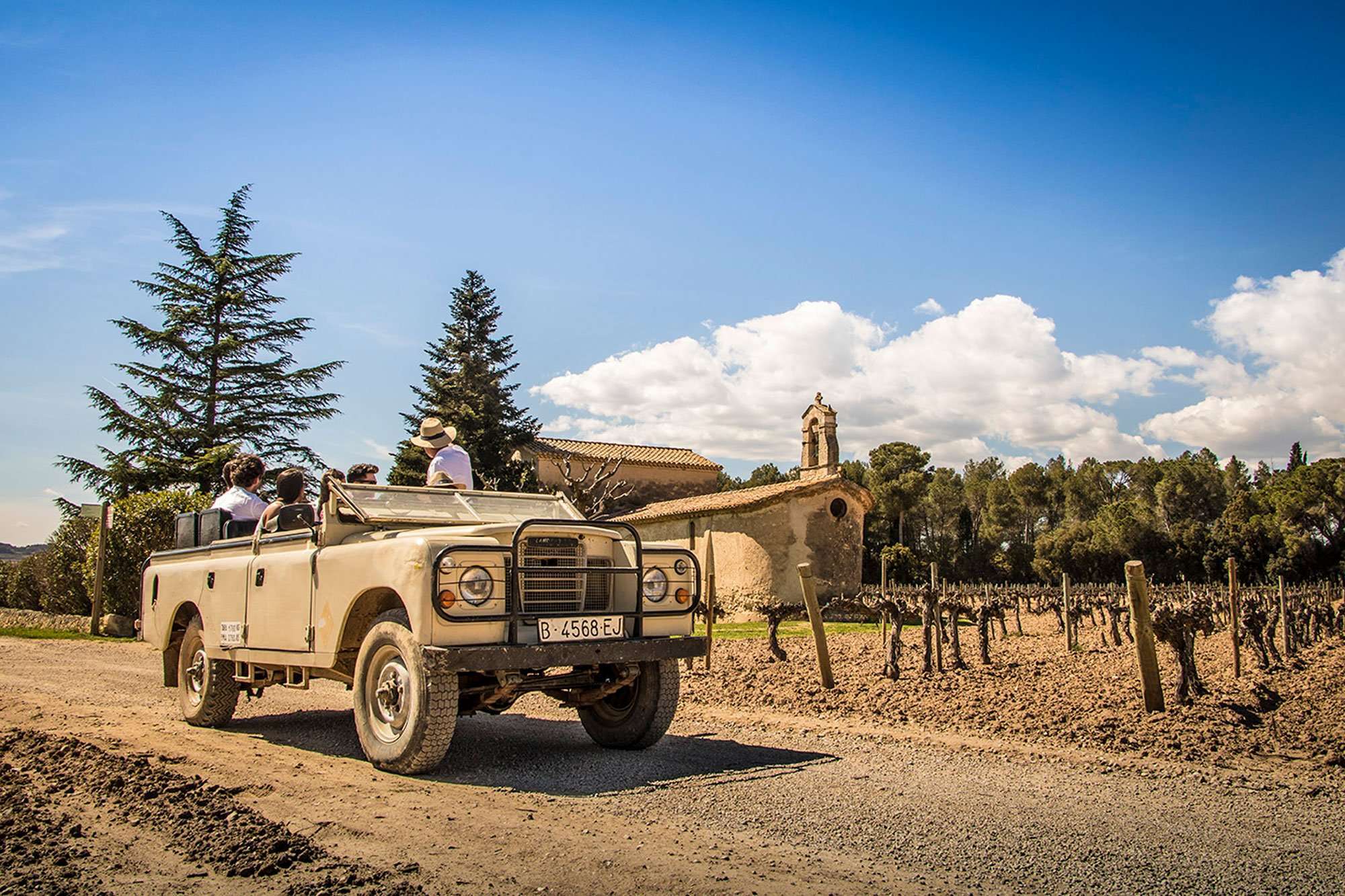 Vino y Cava con Tapas en unos Viñedos con Ruta en 4WD Experiencia desde Barcelona - Imagen 1
