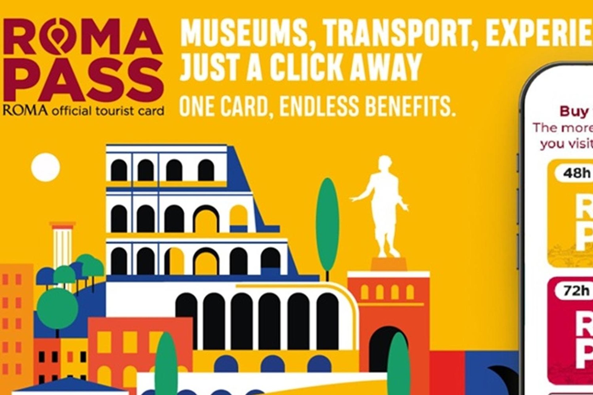 Roma Pass: tarjeta oficial con transporte - Imagen 1