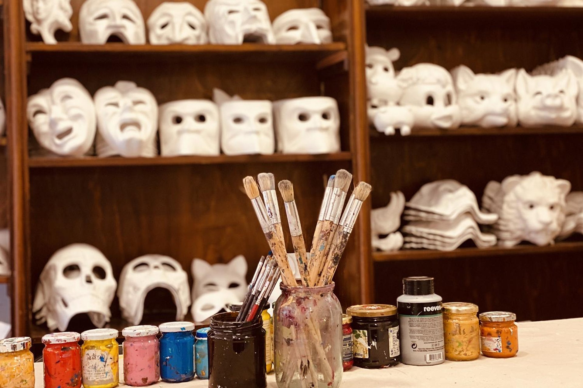 Taller de máscaras - Pintá tu propia máscara - Imagen 1