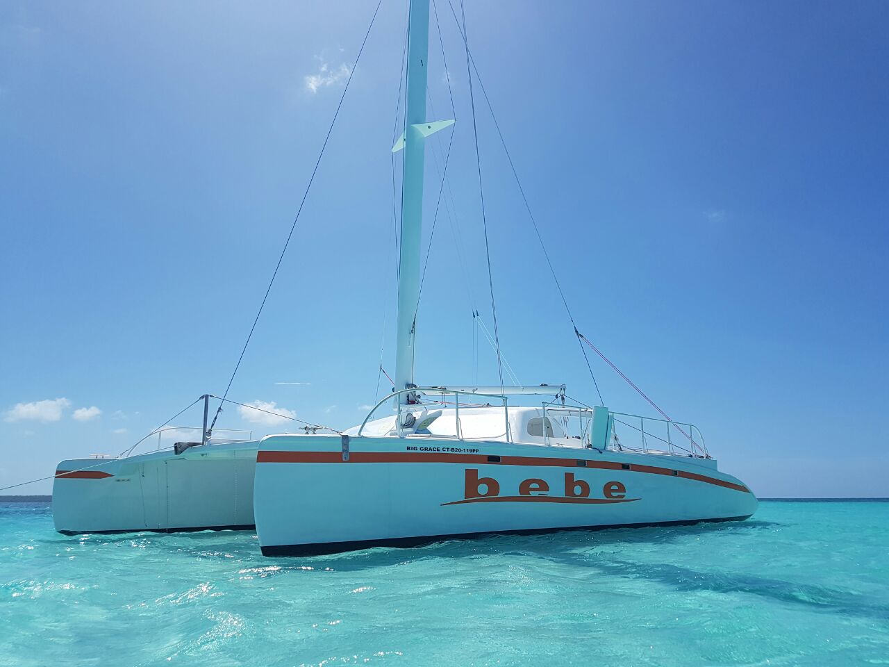 Fiesta en barco: Catamarán + Piscina Natural + Snorkel en Punta Cana - Imagen 1