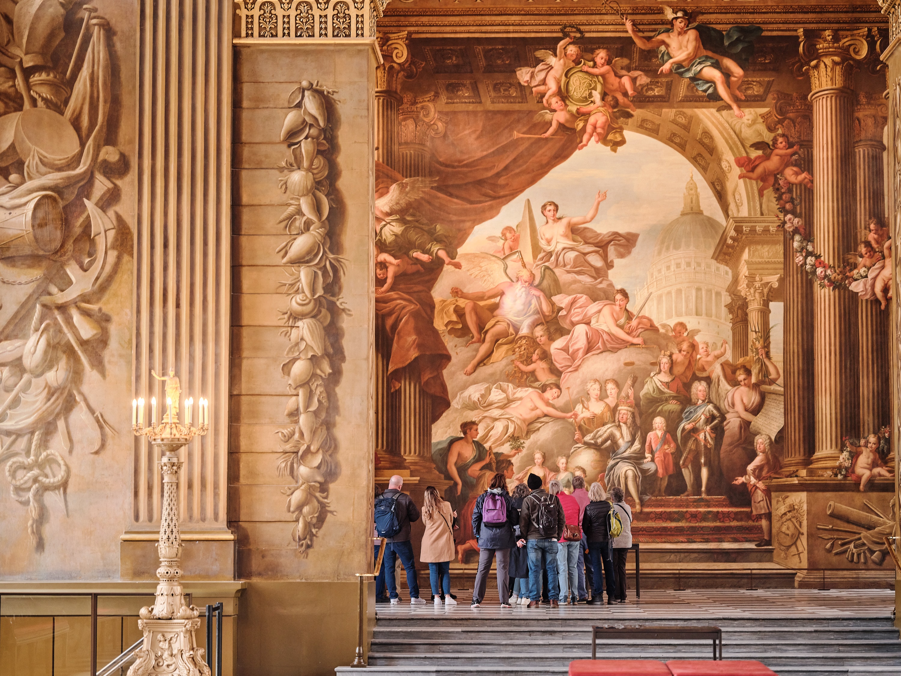 El Salón Pintado del Old Royal Naval College - Imagen 1
