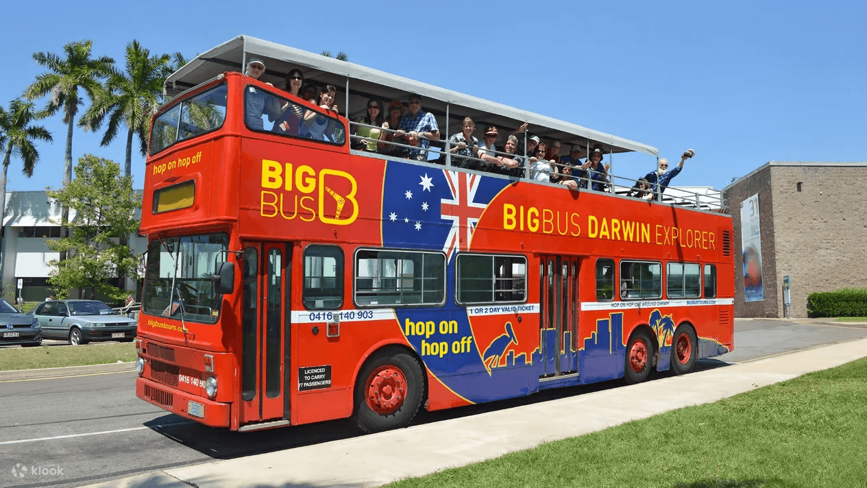 Ticket Darwin Premium: Tour de 2 días con paradas libres en autobús descapotable - Imagen 1