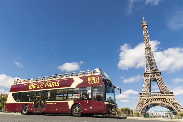 Bus turístico Big Bus hop-on hop-off - Ticket 24 horas Paris Discover - Imagen 1