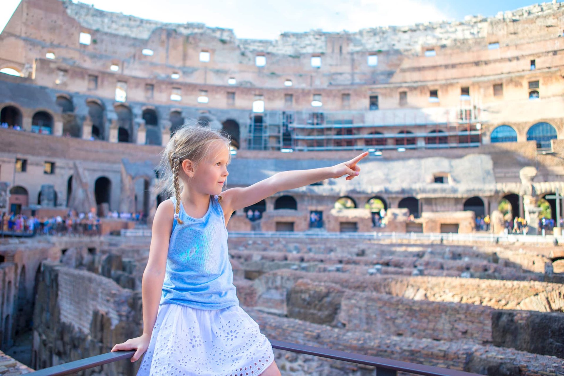 Coliseo y Foro Romano para niños - Imagen 1