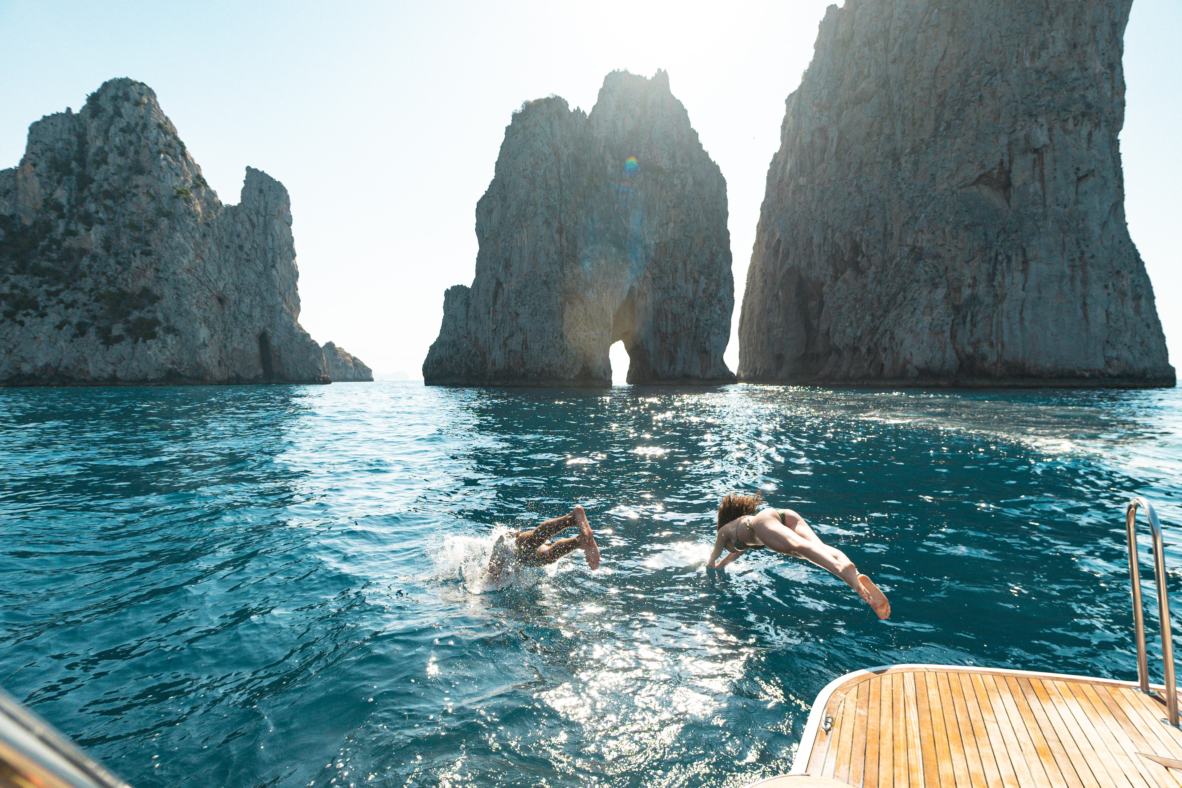 Excursión de día completo en barco por Capri con visita a la Gruta Azul - Imagen 1