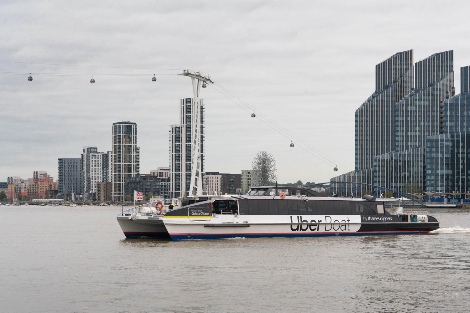 Barco Uber de Thames Clippers - Imagen 1