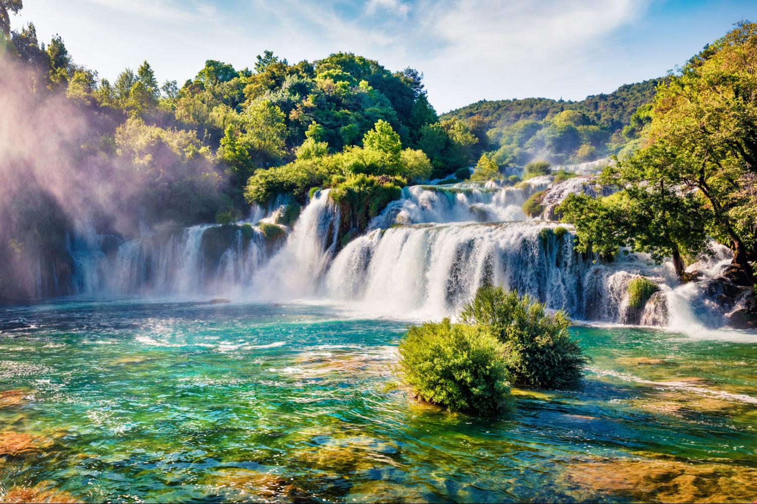 Visita al Parque Nacional Krka con guía local y cata de vinos desde Split - Imagen 1