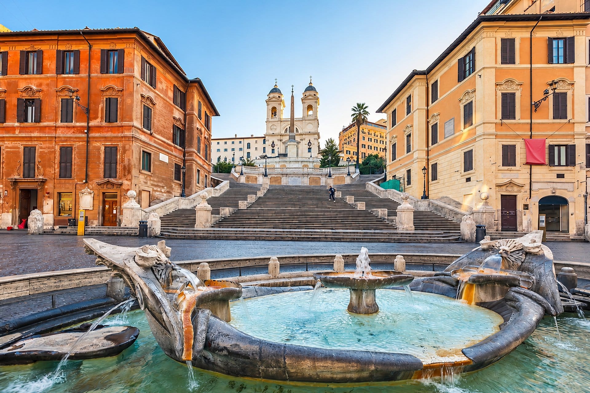 Praça da Espanha, Fontana di Trevi e Panteão