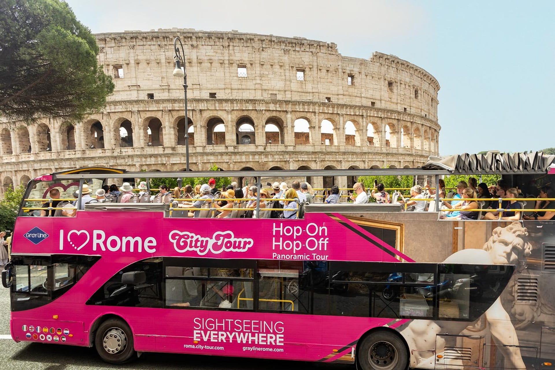 Hop-On Hop-Off: ônibus I Love Rome