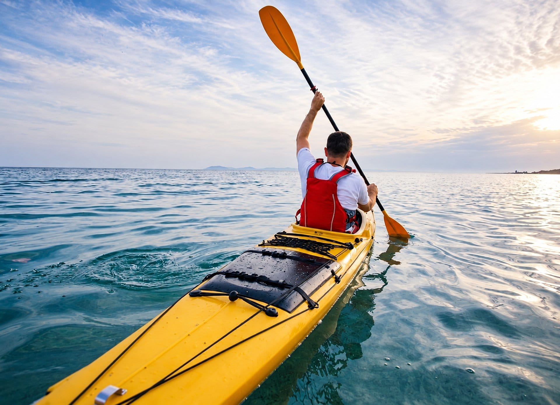Kayaking off the Coast of Lima