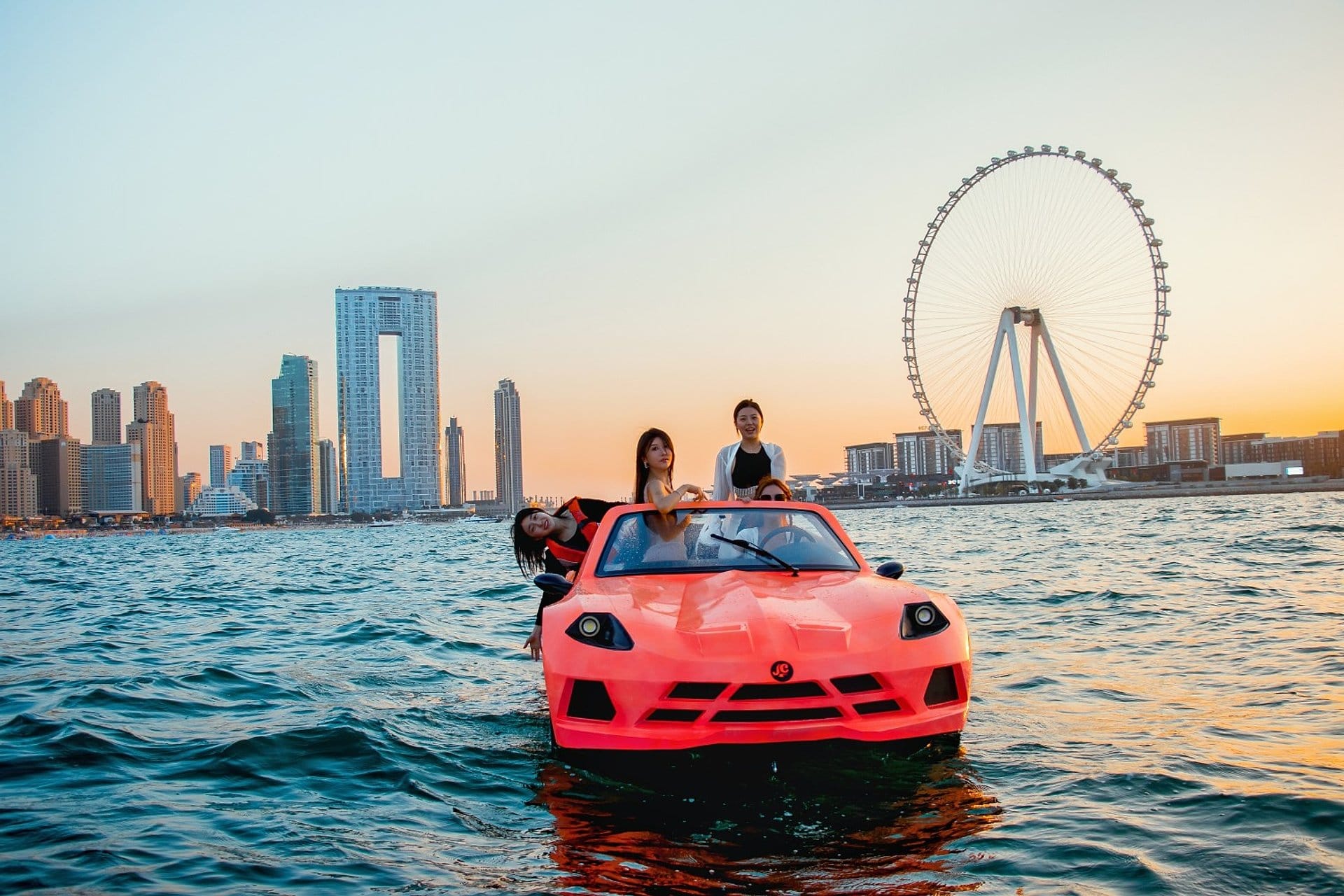 Dubai Jet Car Ride with Private Transfers