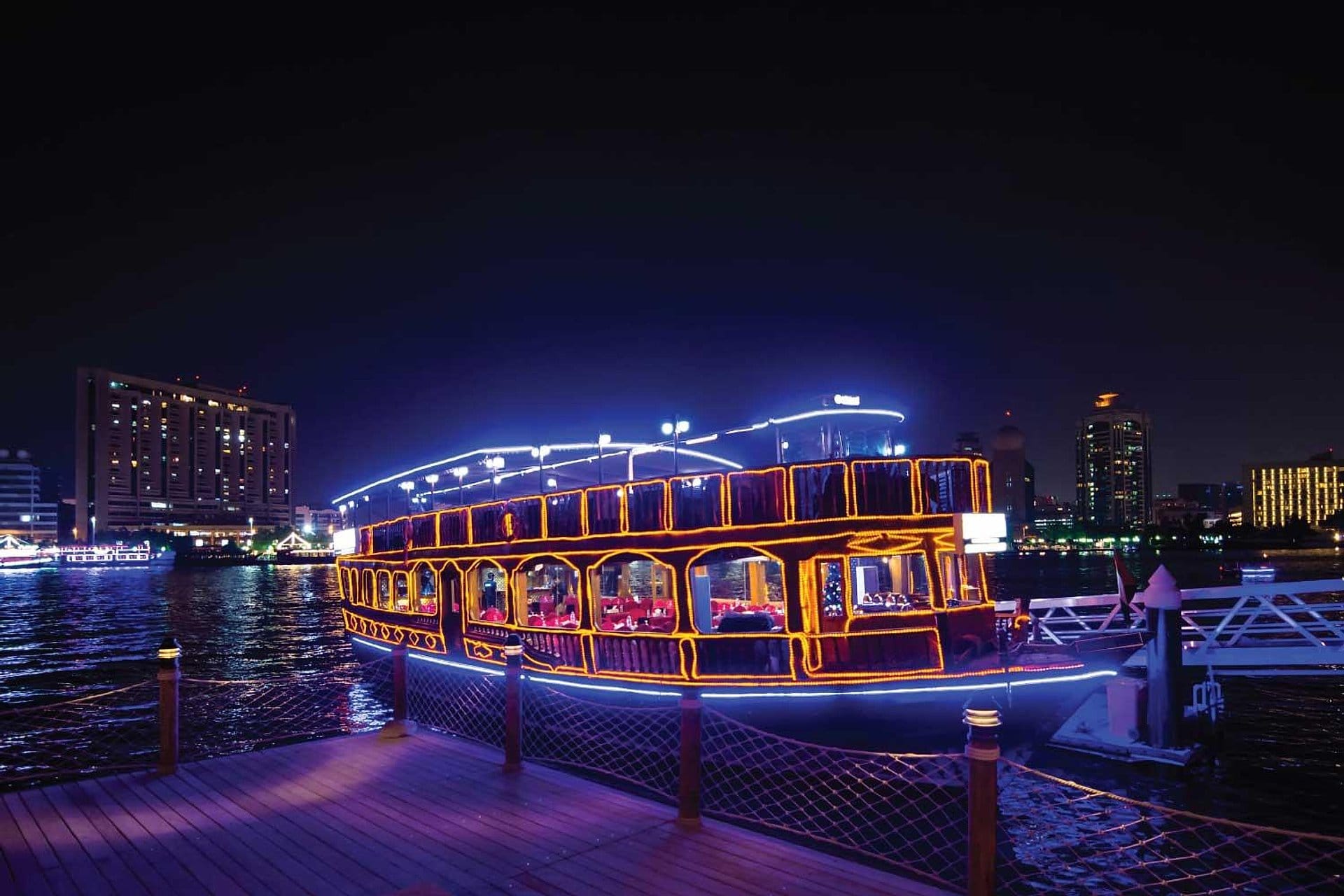 Dubai Frame and Marina Dhow Dinner Cruise