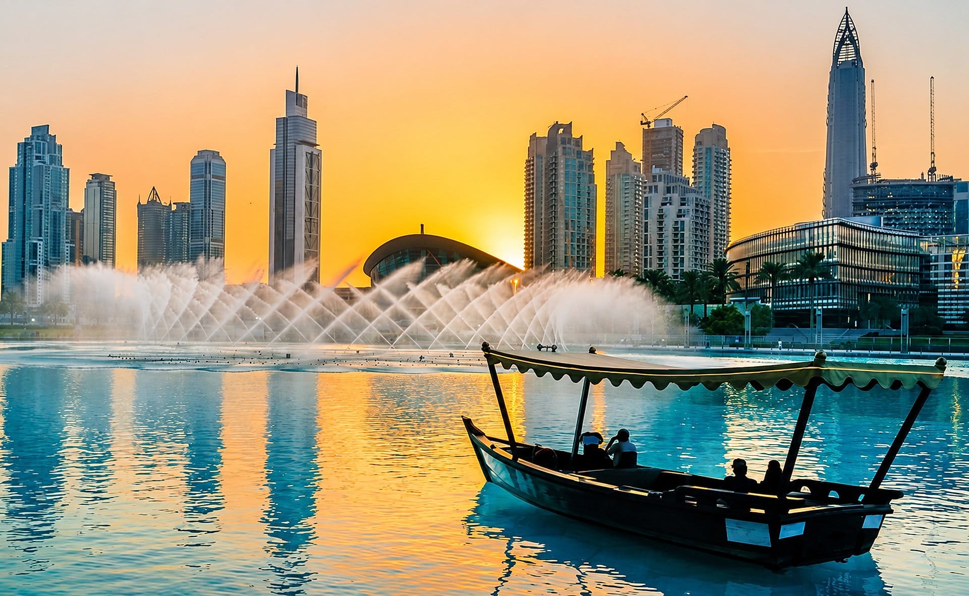 Burj Khalifa 148th Floor and Fountain Show
