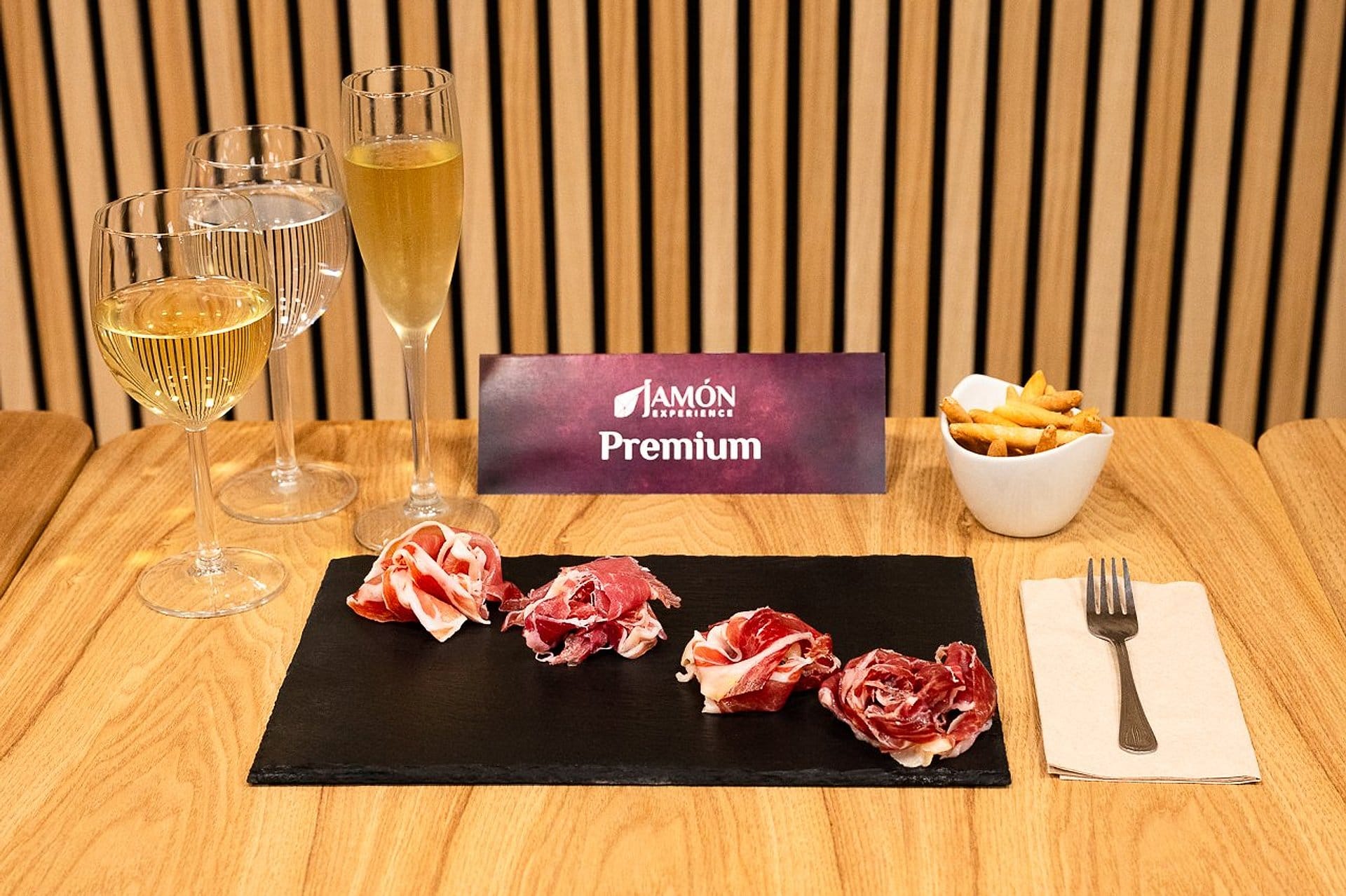 Jamón Experience Premium: Ham and Wine