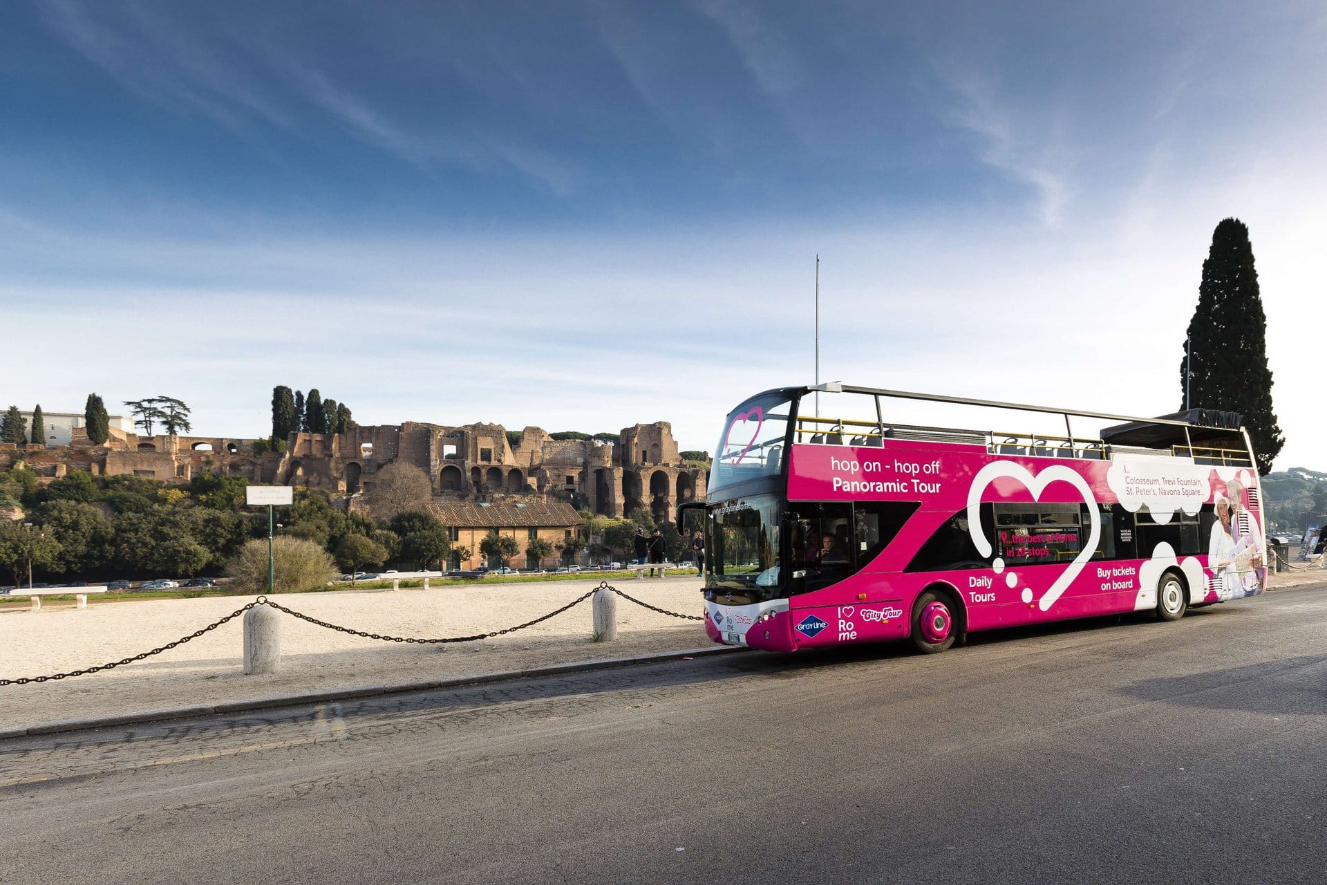 Museus Vaticanos e ônibus aberto