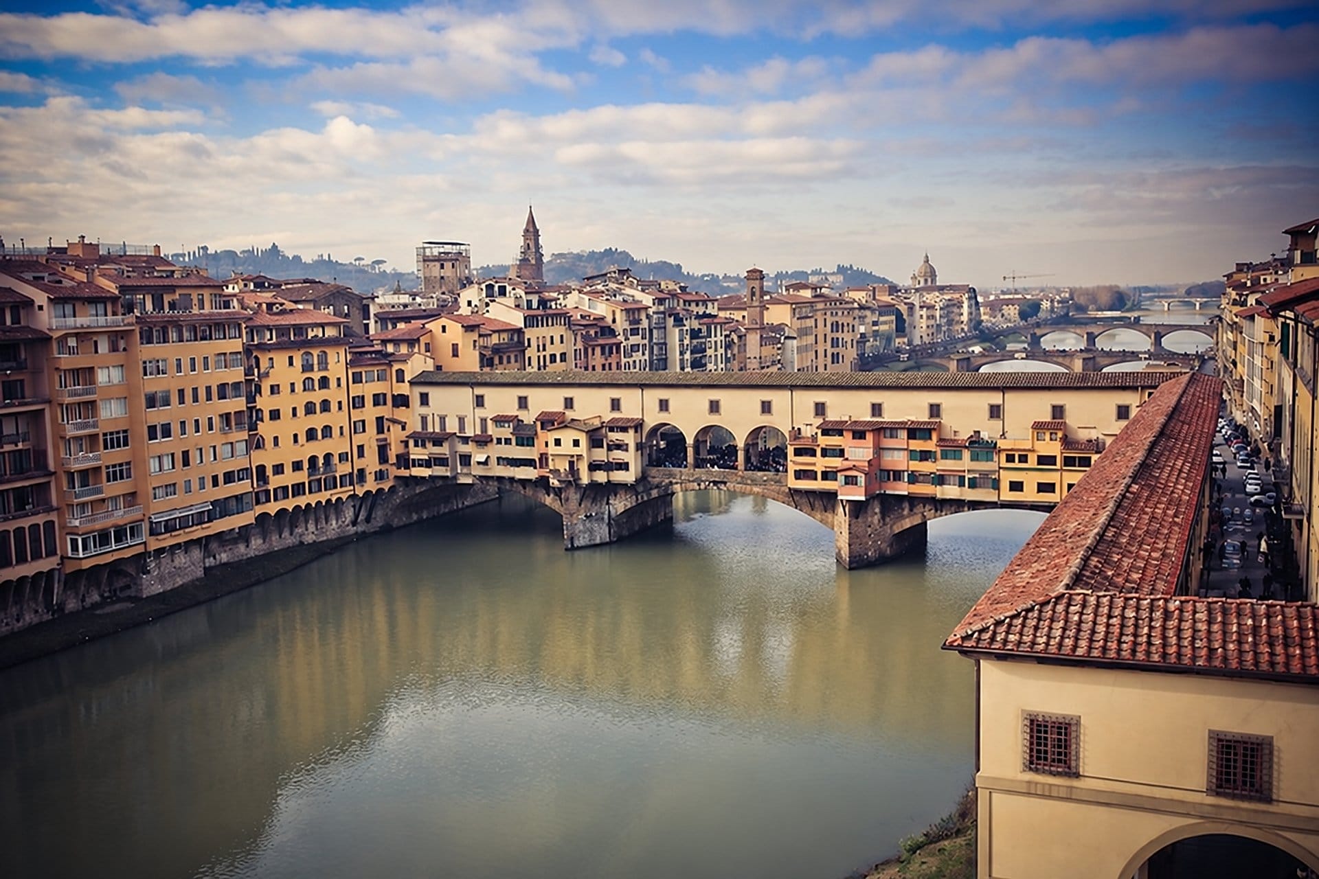 Uffizi semiprivado: arte e história