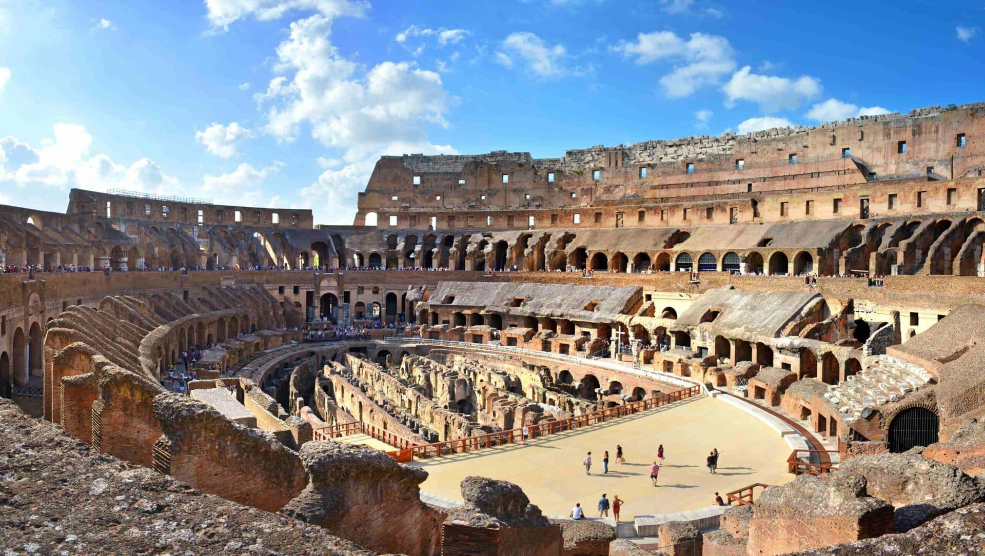 Coliseu, Arena, Fórum e Monte Palatino