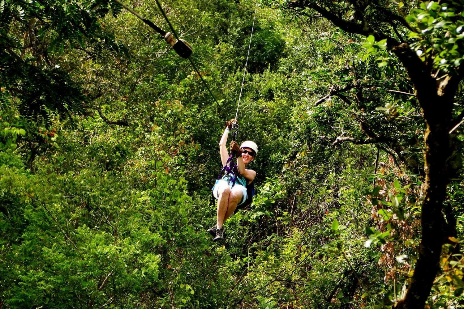 Tirolesa radical e divertida em Puerto Plata